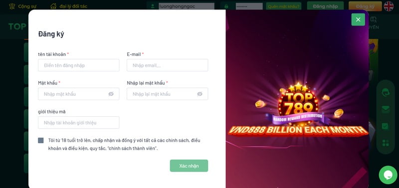 Nhanh chóng mở tài khoản trong một trò chơi bóng đá cấp độ 007Win - 007Win